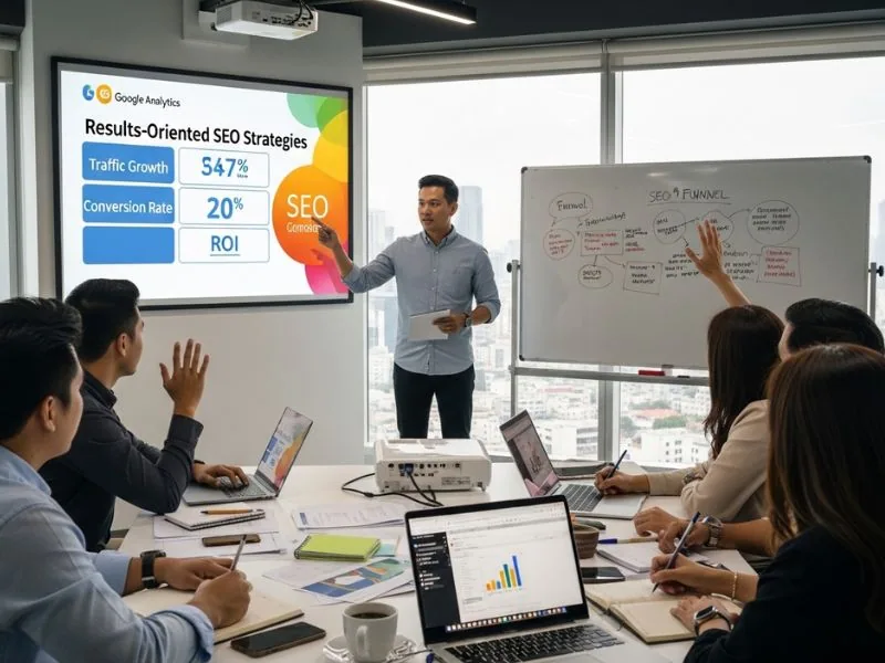 Results-oriented SEO Training Philippines focuses on measurable growth strategies to improve website performance and search rankings.